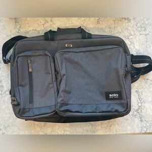 EUC Solo New York Dark Gray Laptop Bag